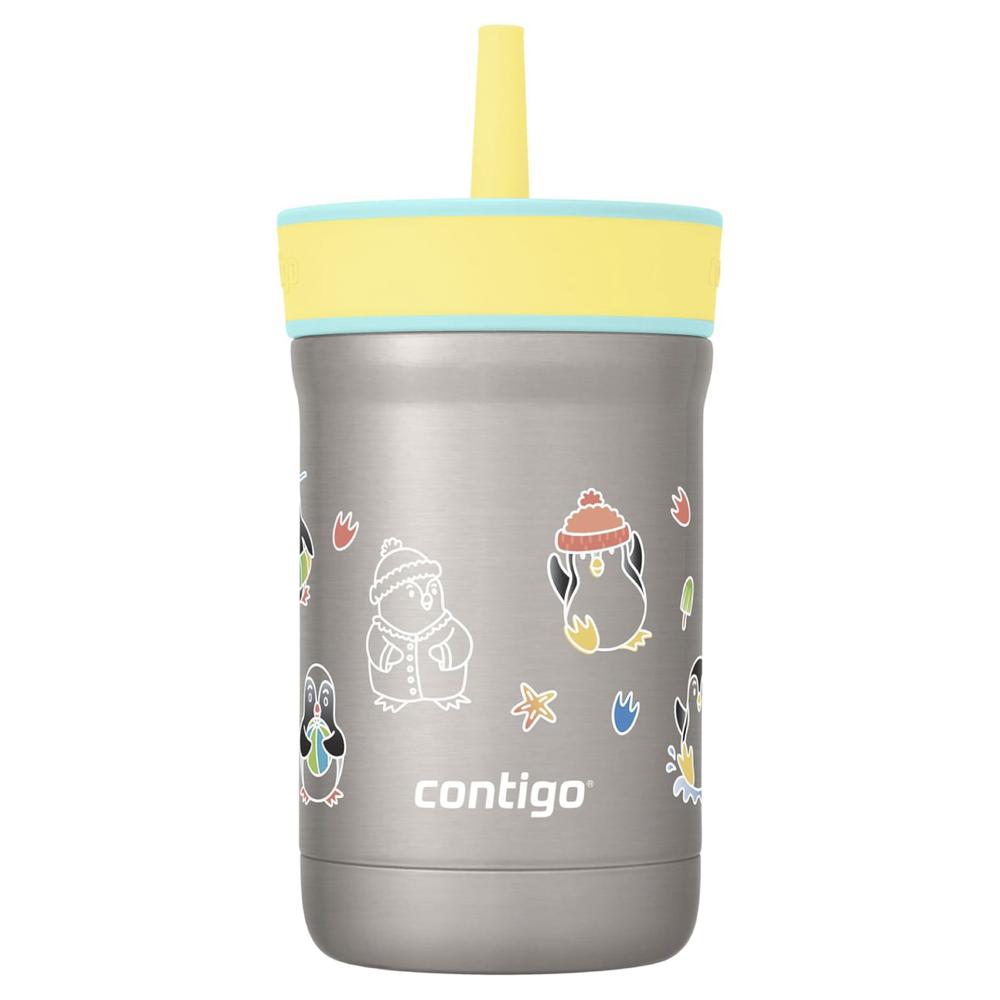 Foto 2 pulgar | Termo Botella Contigo 12oz de Acero Inoxidable con Popote para Niños