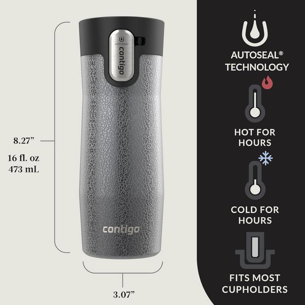 Foto 3 pulgar | Termo 16 Oz Autoseal Westloop 3.0 Acero Inoxidable Contigo