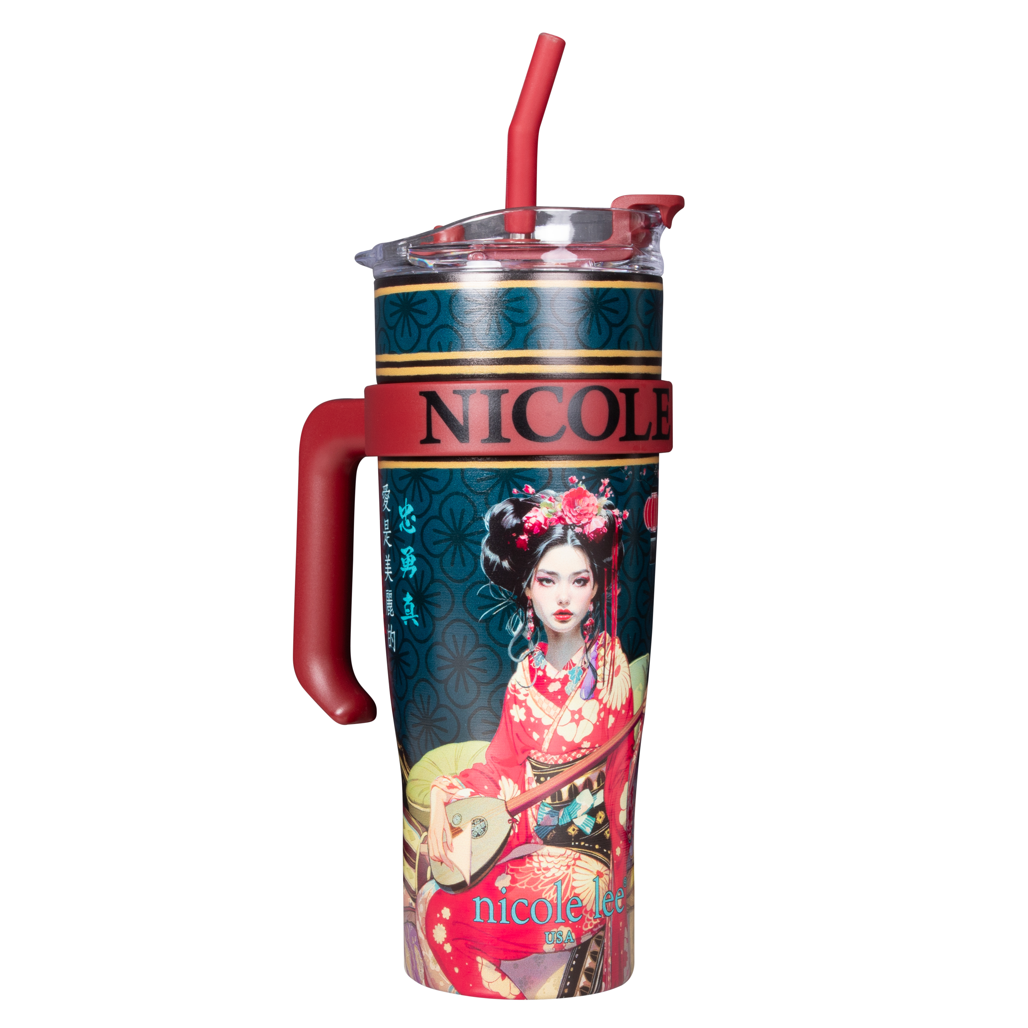 Foto 3 | Termo Nicole Lee Acero Inoxidable Estampado Akiko