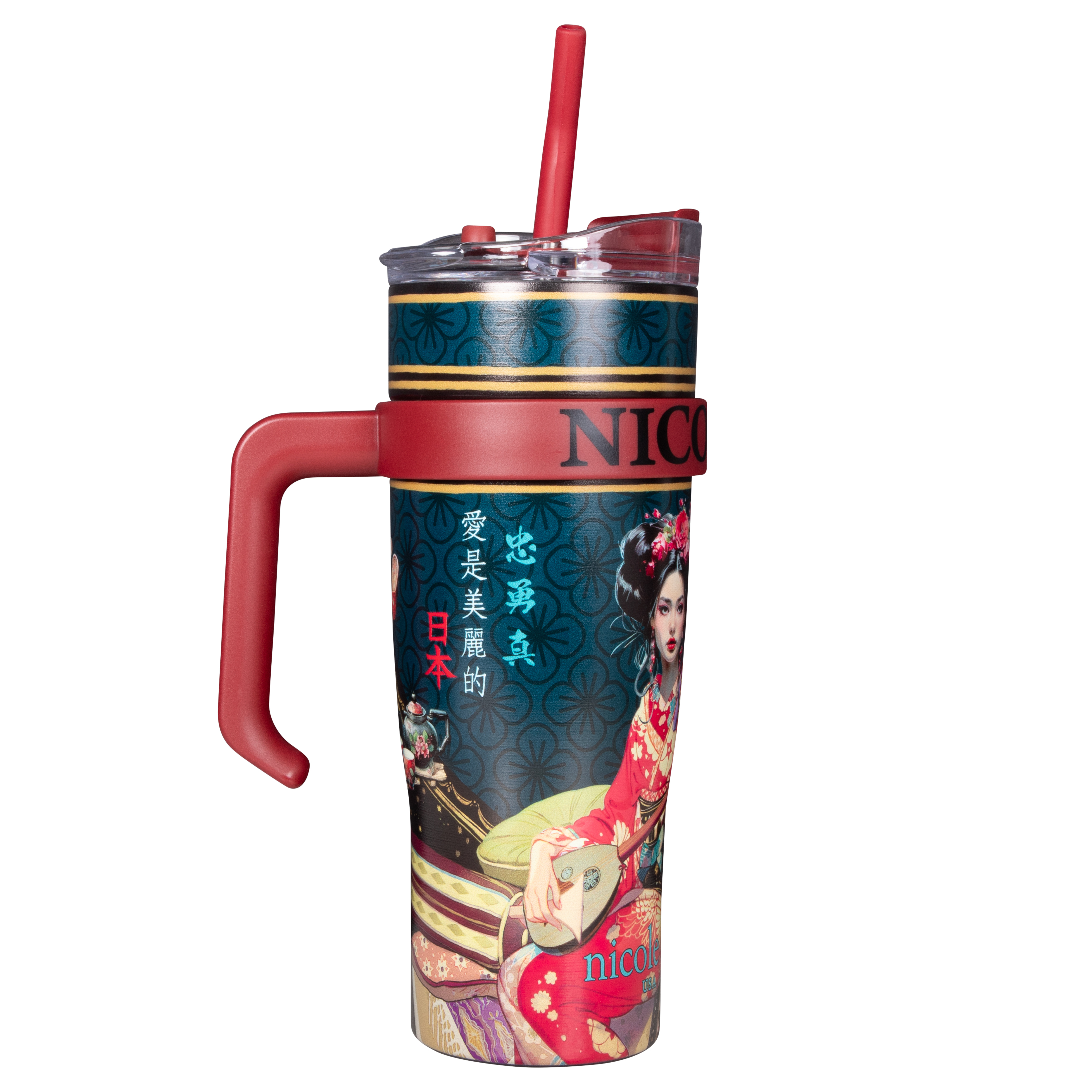 Foto 4 | Termo Nicole Lee Acero Inoxidable Estampado Akiko