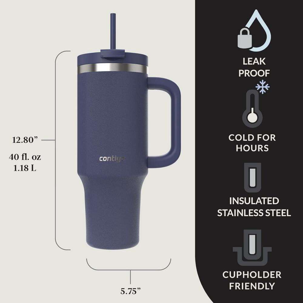 Foto 6 pulgar | Termo Para Agua 40oz 1.18lt Acero Inox Streeterville Contigo