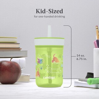 Foto 3 | Termo Botella Contigo 14oz Pvc Leigthon con Popote para Niños