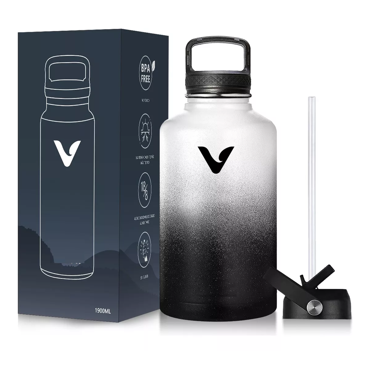 Foto 1 | Termo Vaso-botella de Acero Inoxidable con Aislamiento al Vacío