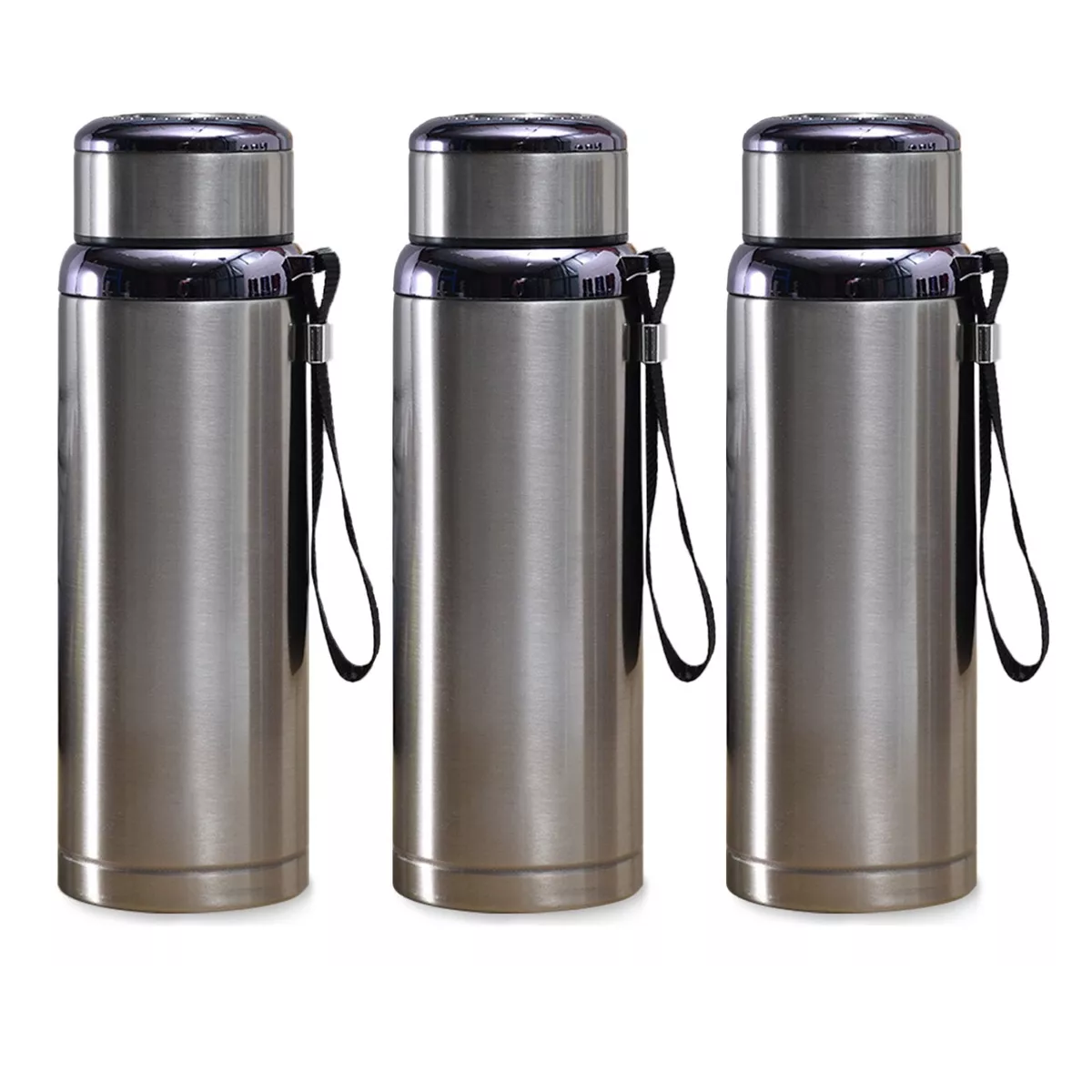 Foto 2 pulgar | Termo De Acero Inoxidable Aislado Al Vacío 1000ml 3 Pack Eo Safe Imports Esi-15972  Plata
