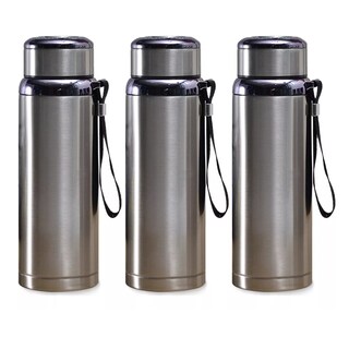 Foto 1 | Termo De Acero Inoxidable Aislado Al Vacío 1000ml 3 Pack Eo Safe Imports Esi-15972 Plata