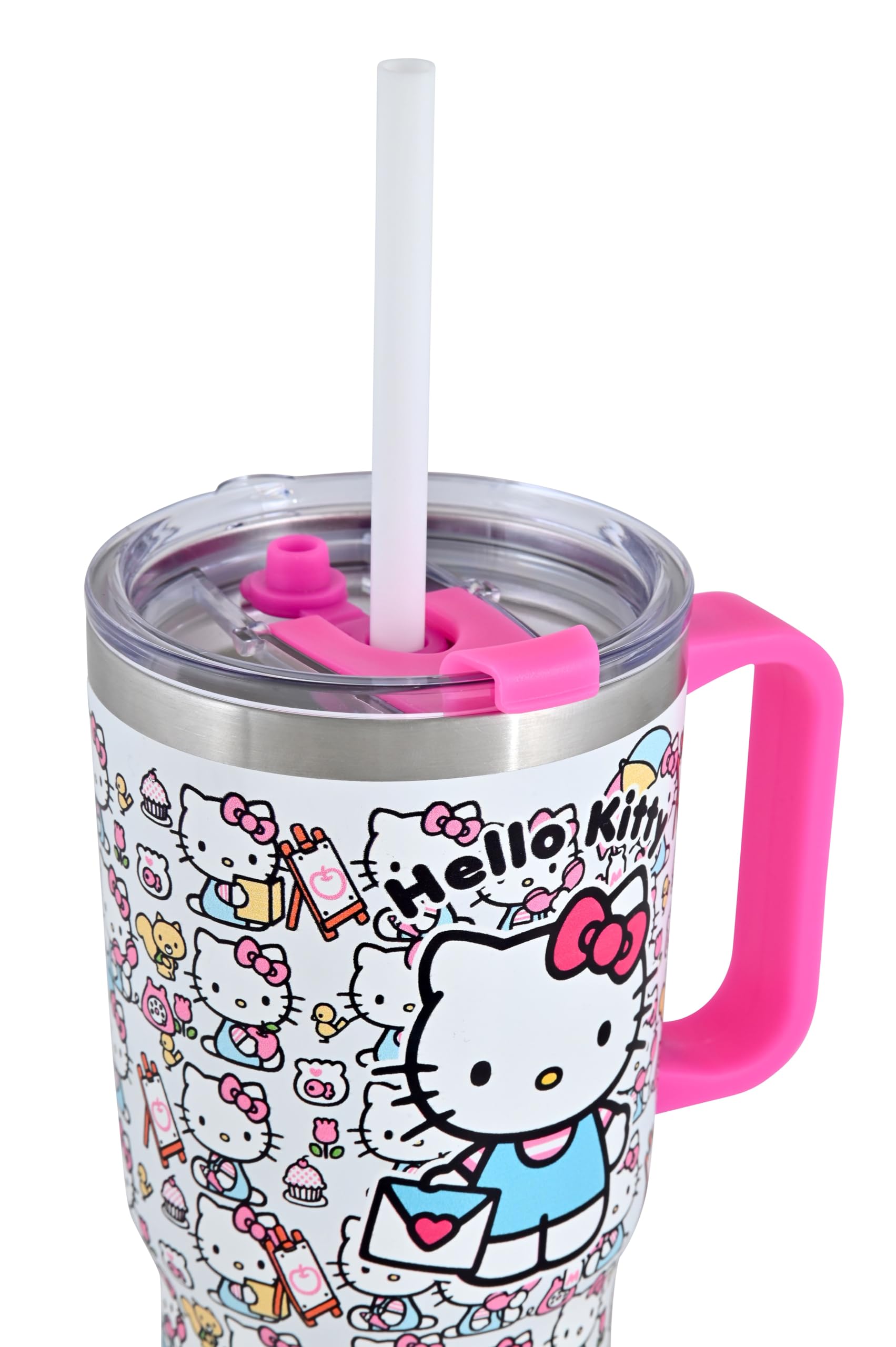 Foto 3 | Botella de Agua Fast Forward Sanrio Hello Kitty con Aislamiento 600 ml - Venta Internacional