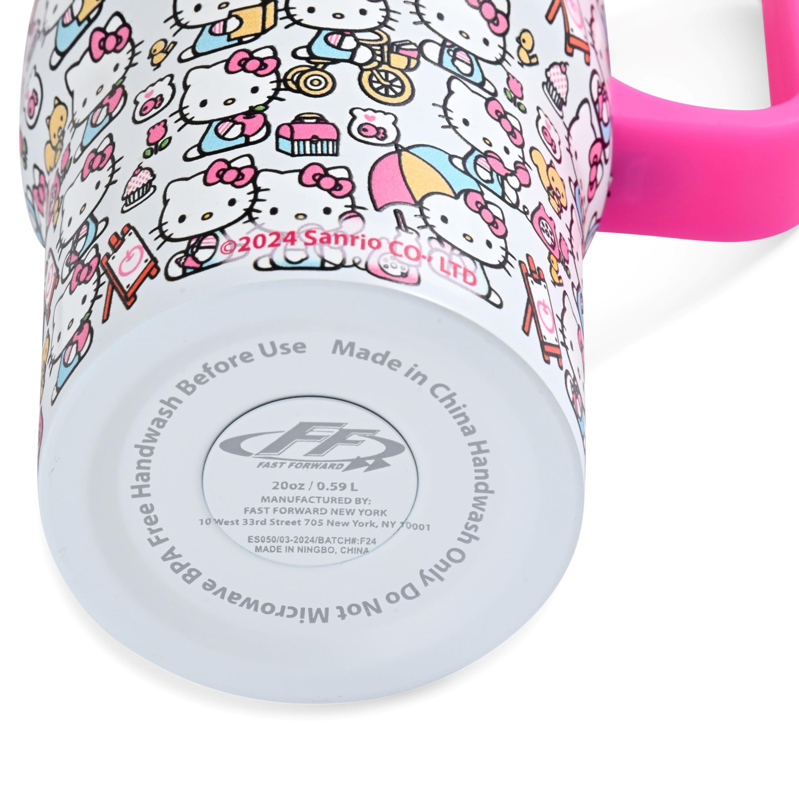 Foto 5 | Botella de Agua Fast Forward Sanrio Hello Kitty con Aislamiento 600 ml - Venta Internacional