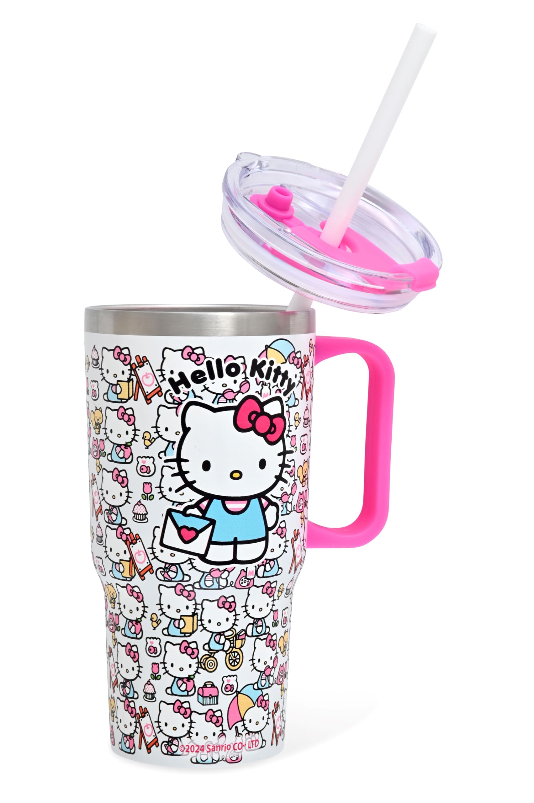 Foto 7 | Botella de Agua Fast Forward Sanrio Hello Kitty con Aislamiento 600 ml - Venta Internacional