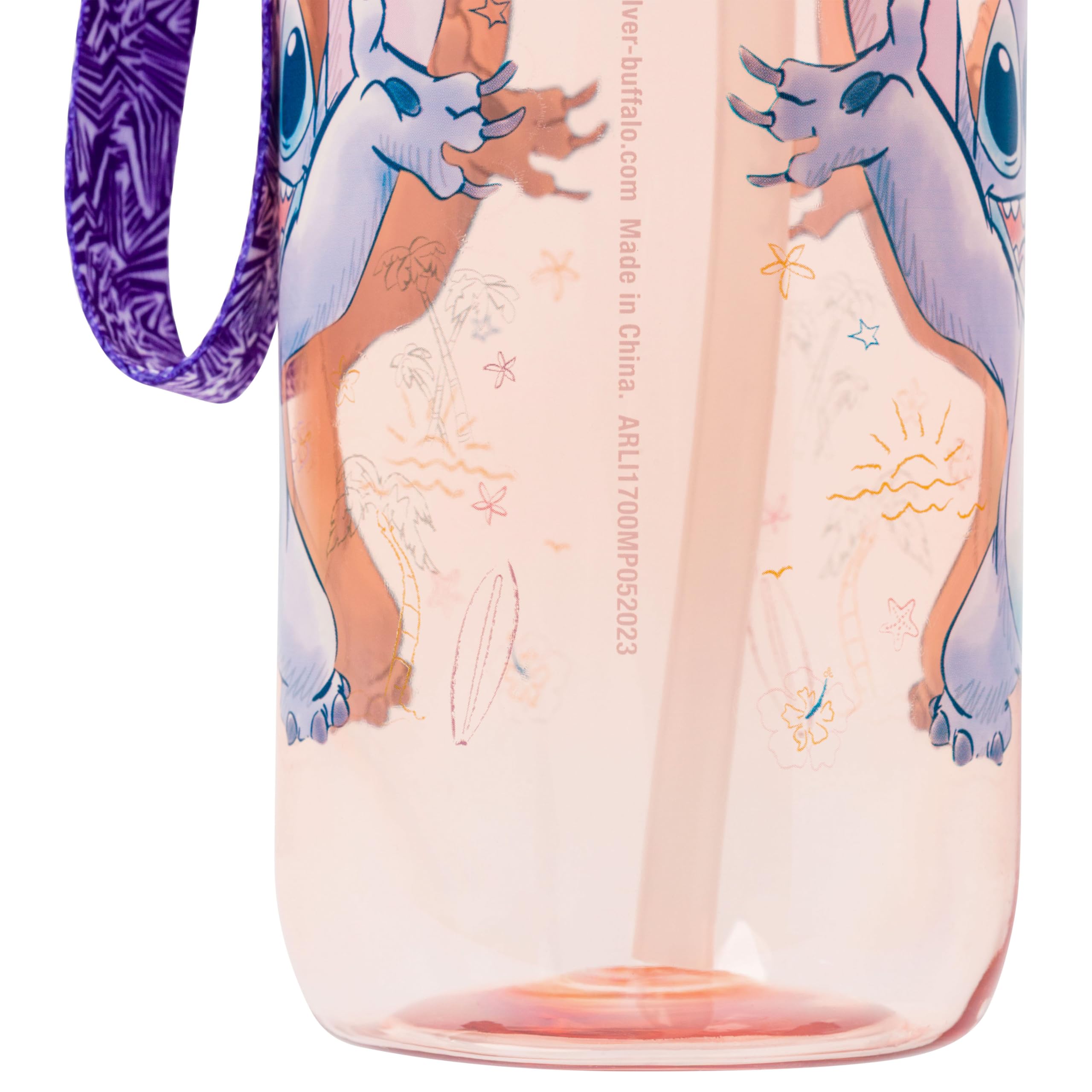 Foto 5 pulgar | Botella De Agua Silver Buffalo Disney Lilo And Stitch 1l - Venta Internacional.