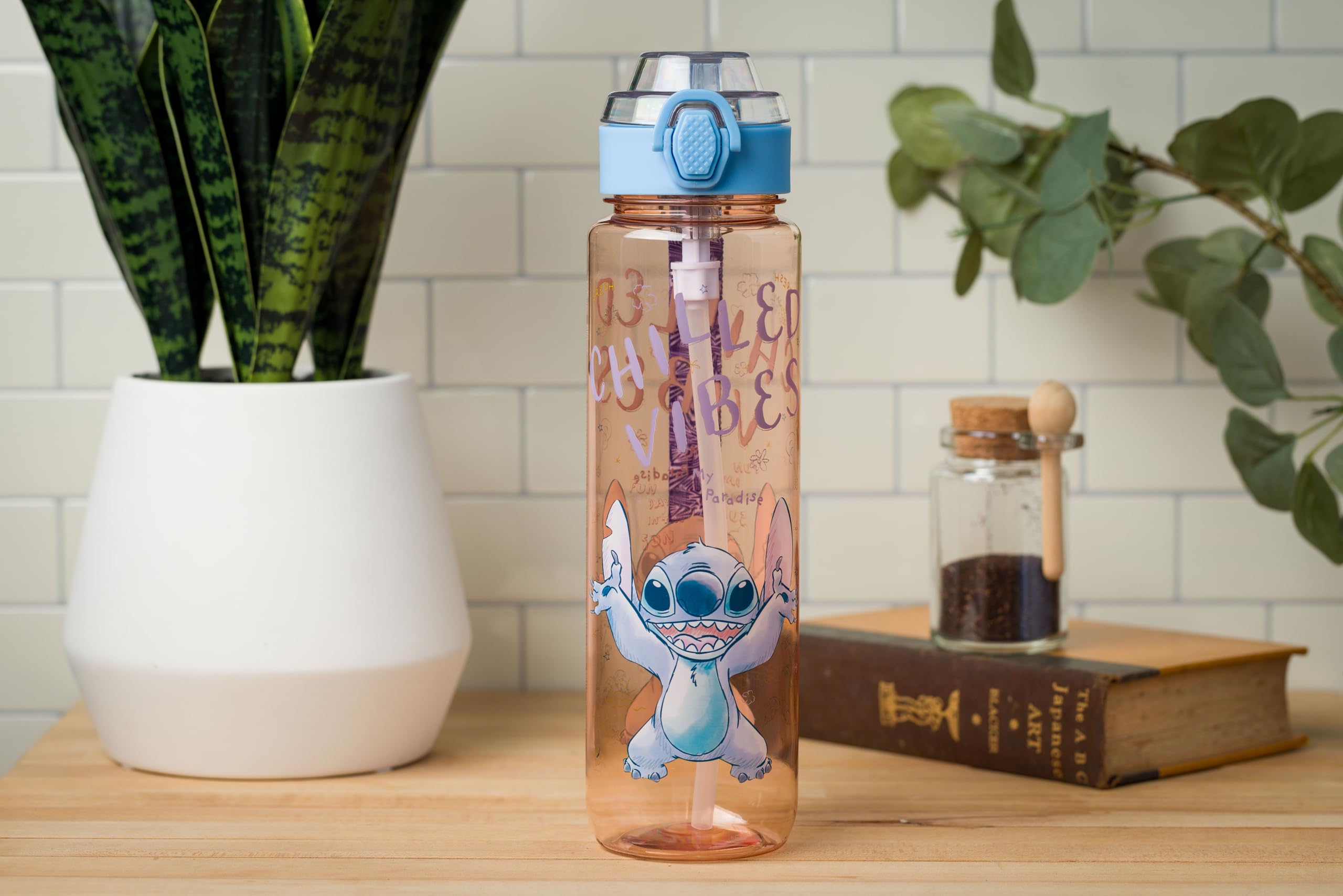 Foto 6 pulgar | Botella De Agua Silver Buffalo Disney Lilo And Stitch 1l - Venta Internacional.