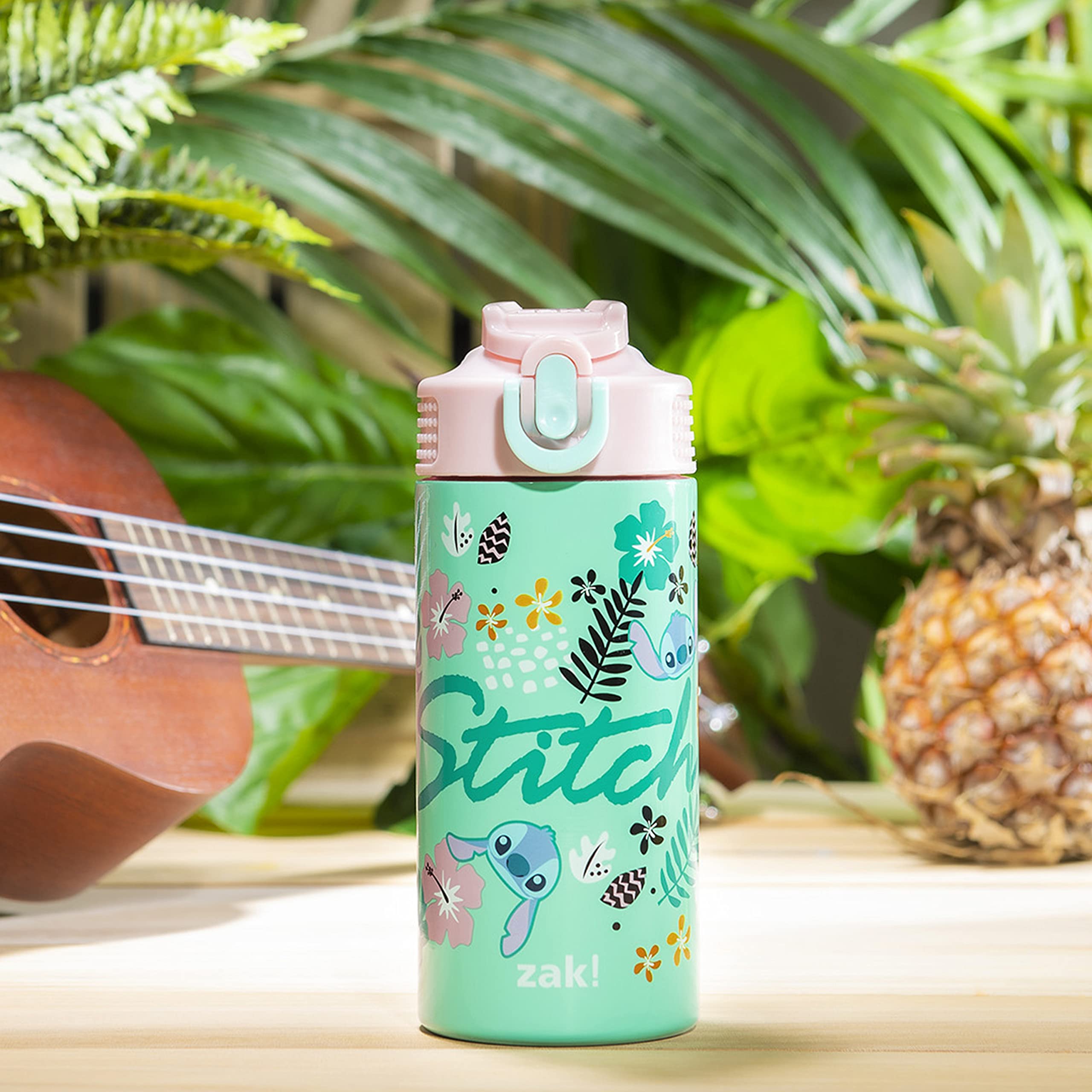 Foto 4 pulgar | Botella De Agua Zak! Disney Lilo And Stitch De Acero Inoxidable 414 - Venta Internacional.