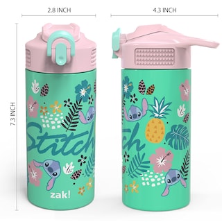 Foto 6 | Botella De Agua Zak! Disney Lilo And Stitch De Acero Inoxidable 414 - Venta Internacional.