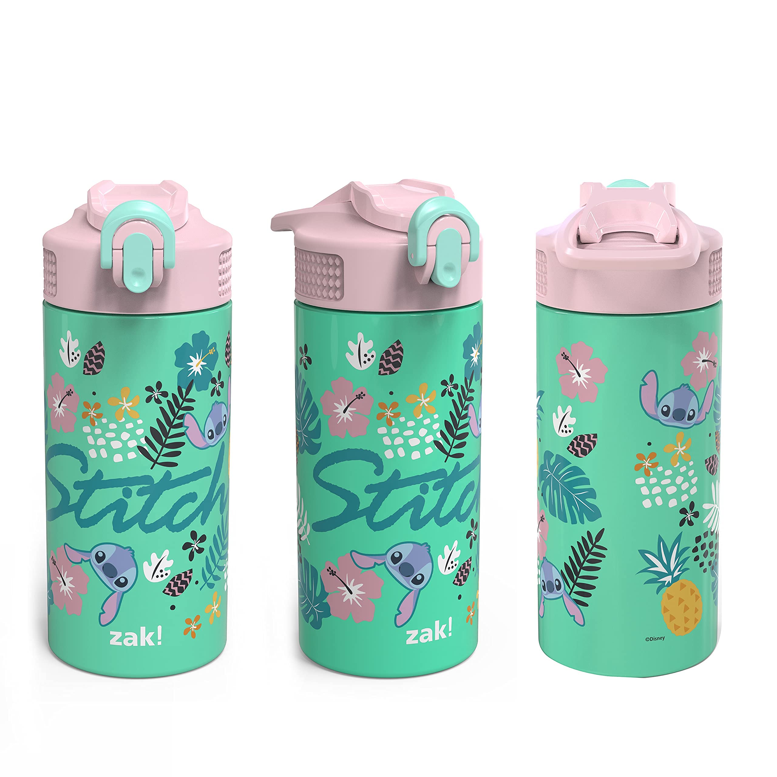 Foto 8 pulgar | Botella De Agua Zak! Disney Lilo And Stitch De Acero Inoxidable 414 - Venta Internacional.