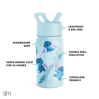 Foto 2 | Botella De Agua Simple Modern Disney Stitch De 400 Ml Con Aislamiento - Venta Internacional.
