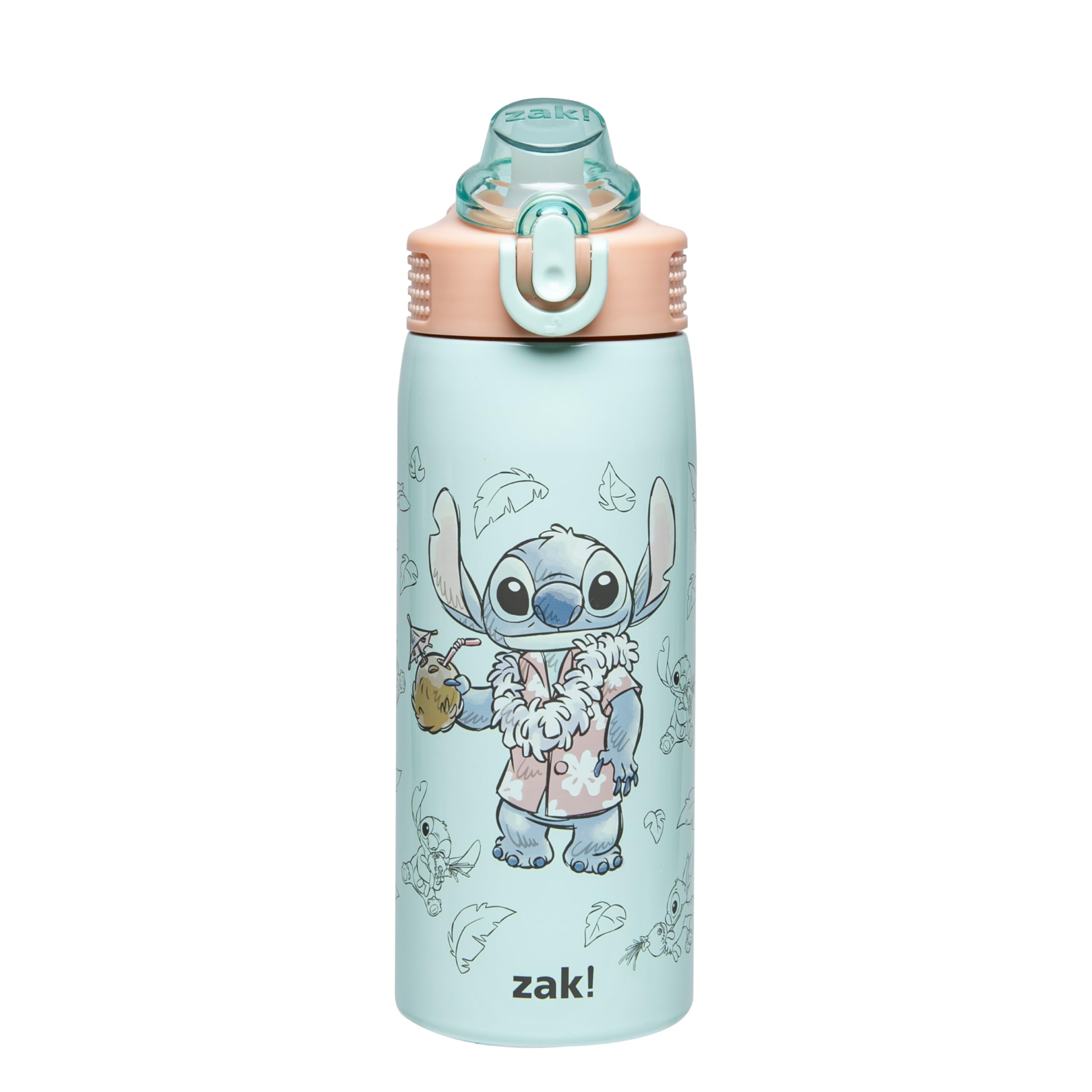 Foto 2 pulgar | Botella De Agua Zak Designs Disney Sage Kids De 560 Ml, Acero Inoxidable, Set - Venta Internacional.