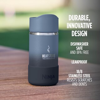 Foto 5 | Taza De Viaje Ninja Sip Perfect, 350 Ml, Acero Inoxidable, Azul Marino - Venta Internacional.