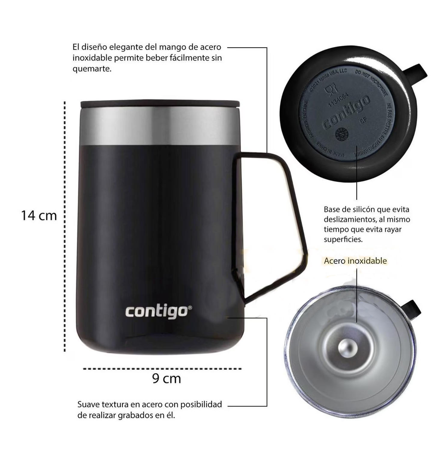 Foto 5 | Termo Contigo de Acero Inoxidable 14 oz