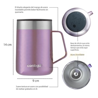 Foto 6 | Termo Contigo de Acero Inoxidable 14 oz