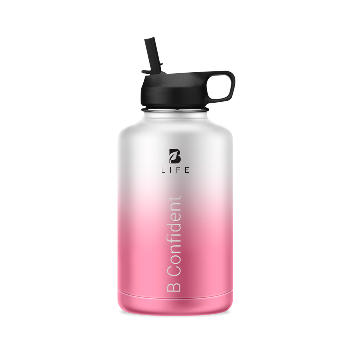 Botella Térmica Rosa Mantiene Frío y Calor de Acero Inoxidable 2 L B Life