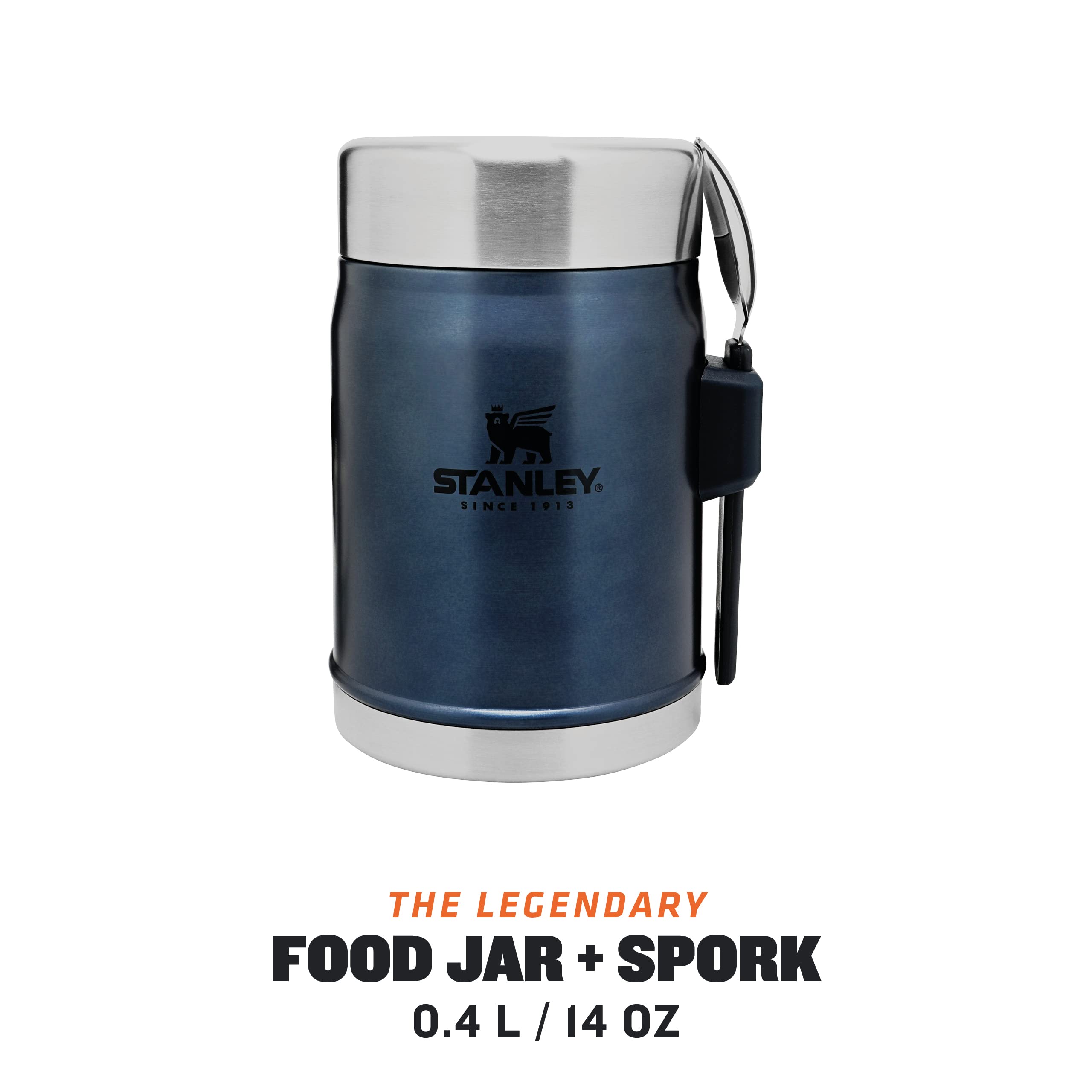 Foto 3 pulgar | Tarro De Comida Stanley Classic Legendary De 0,4 Litros Con Spork Nightfall - Venta Internacional.