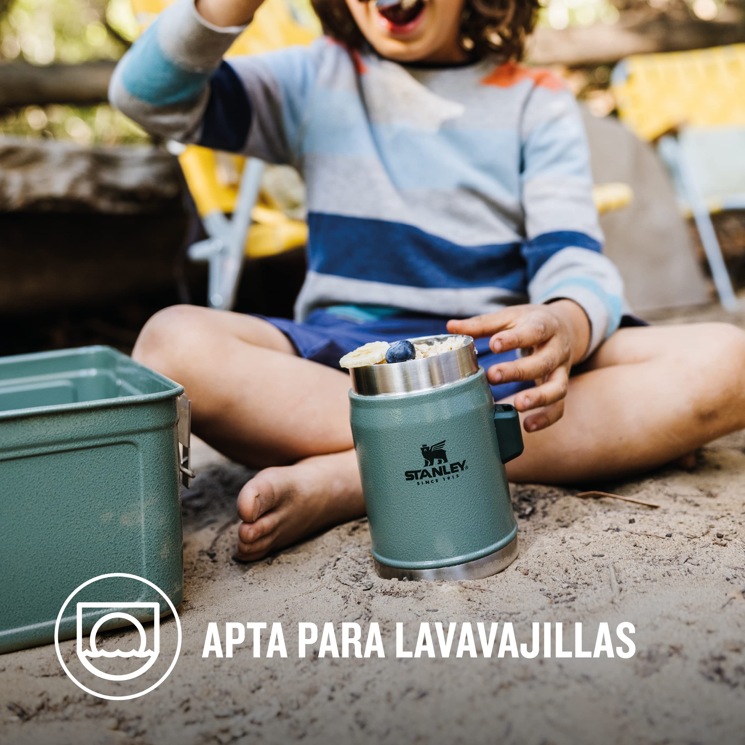 Foto 7 pulgar | Tarro De Comida Stanley Classic Legendary De 0,4 Litros Con Spork Nightfall - Venta Internacional.