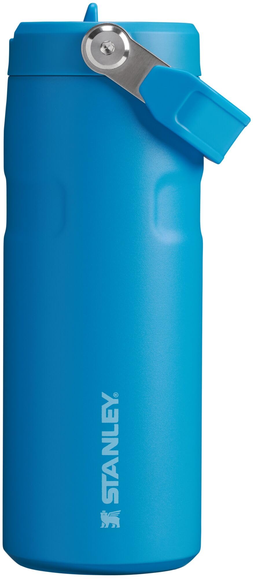 Botella De Agua Stanley Iceflow Flip Straw 2.0, 500 Ml, Color Azul - Venta Internacional.