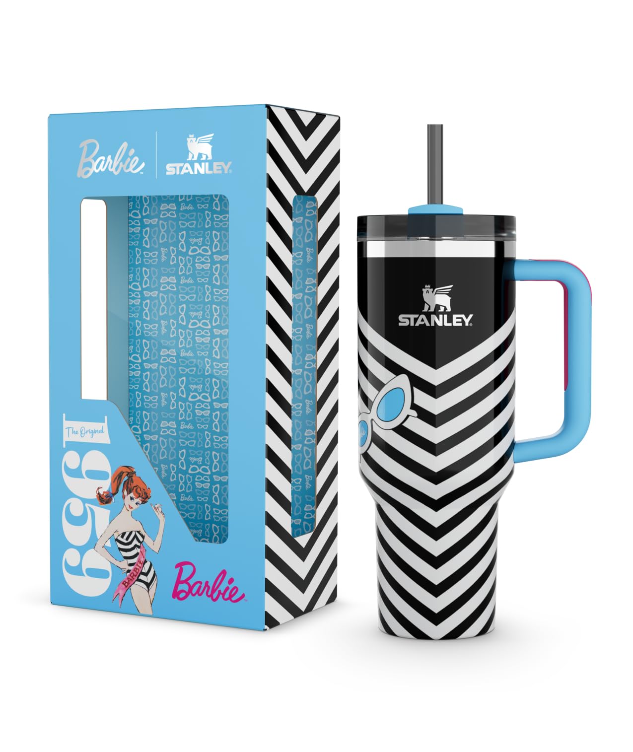 Botella De Agua Stanley X Barbie™ 1959 Original Quencher 1.2 L - Venta Internacional.