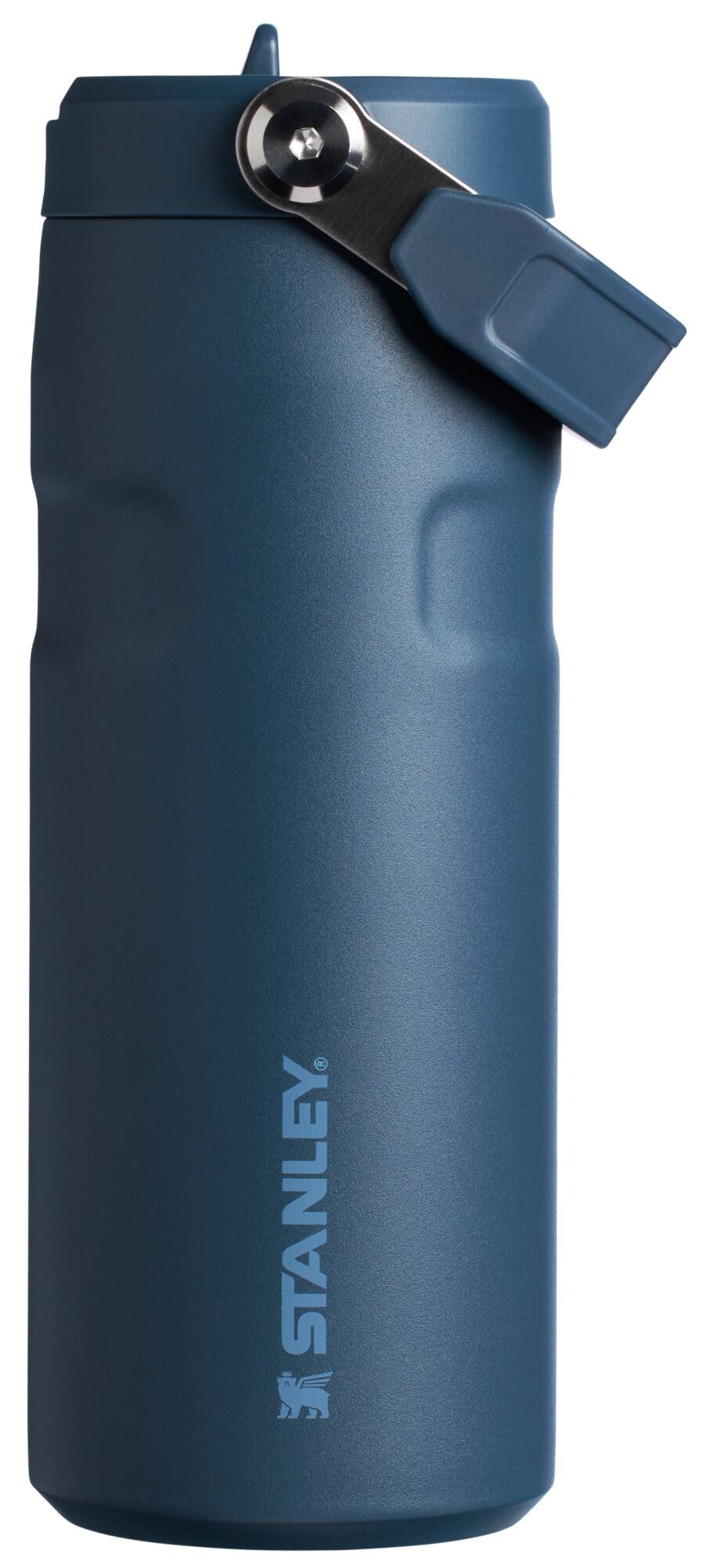 Botella De Agua Stanley Iceflow Flip Straw 2.0, 500 Ml, Azul Marino - Venta Internacional.