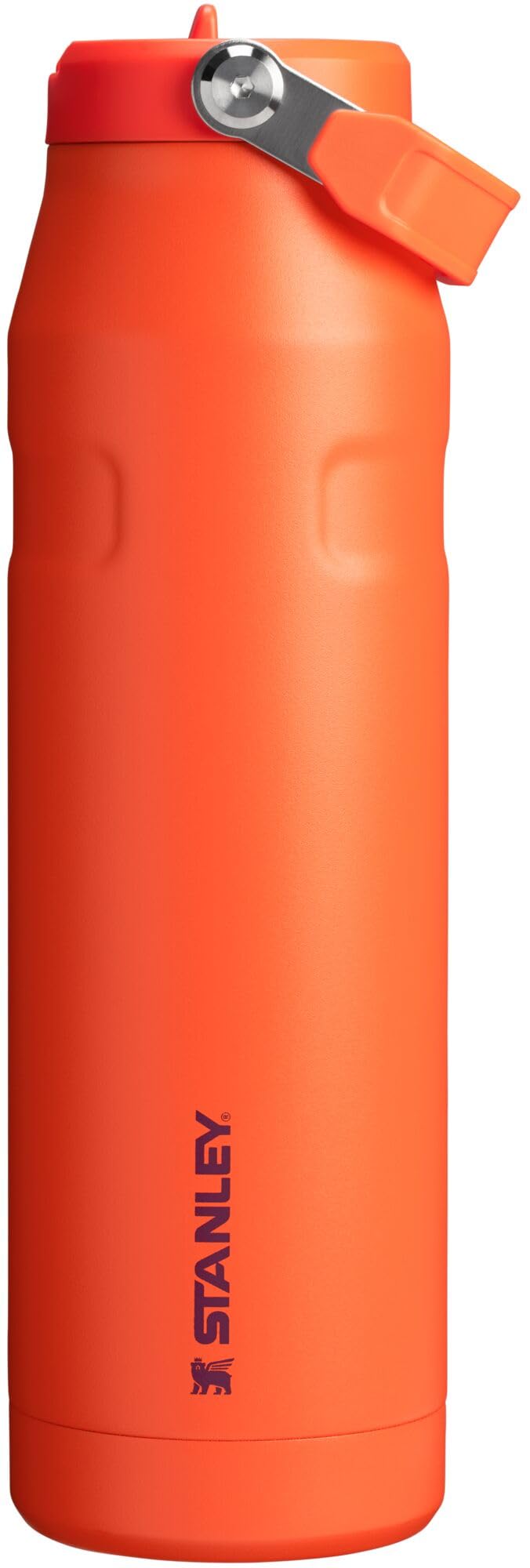 Botella De Agua Stanley Iceflow Flip Straw 2.0, 1,1 L, Tigerlily Plum - Venta Internacional.