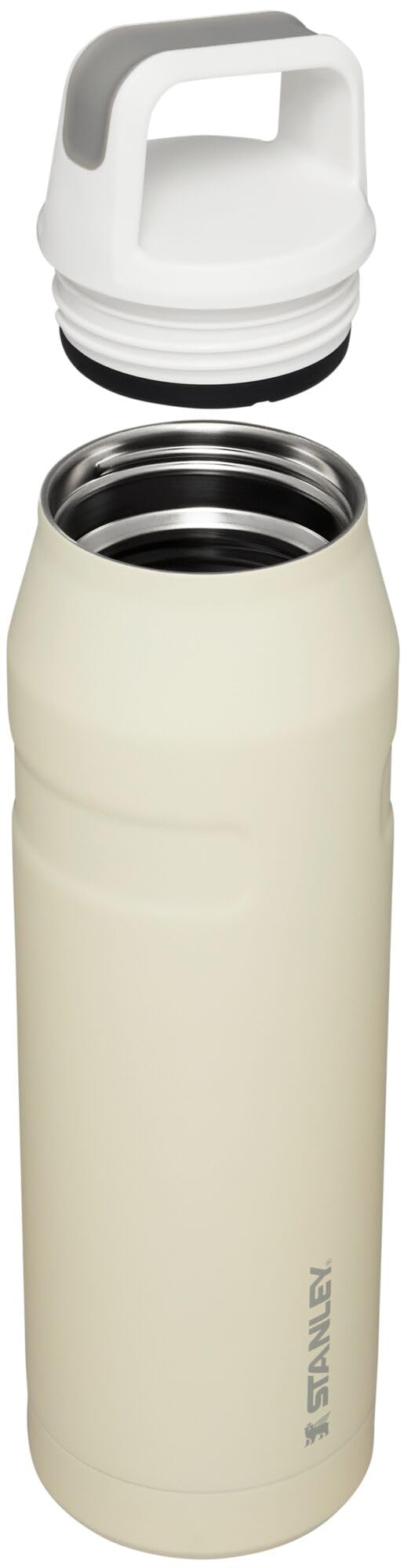 Foto 3 pulgar | Botella de Agua Stanley Iceflow Cap and Carry+ Cream Glimmer de 1 L - Venta Internacional