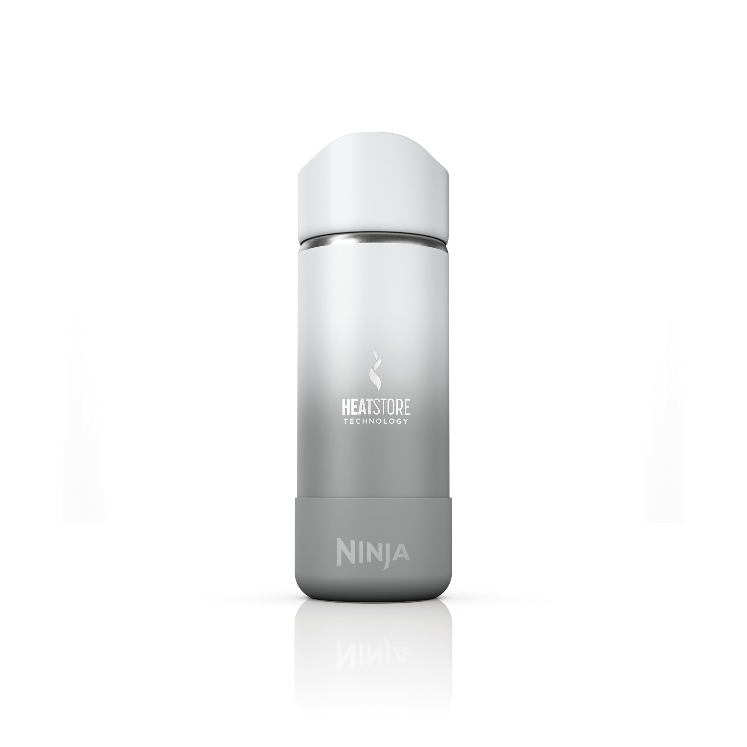 Taza De Viaje Ninja Sip Perfect 473 Ml De Acero Inoxidable Blanca - Venta Internacional.