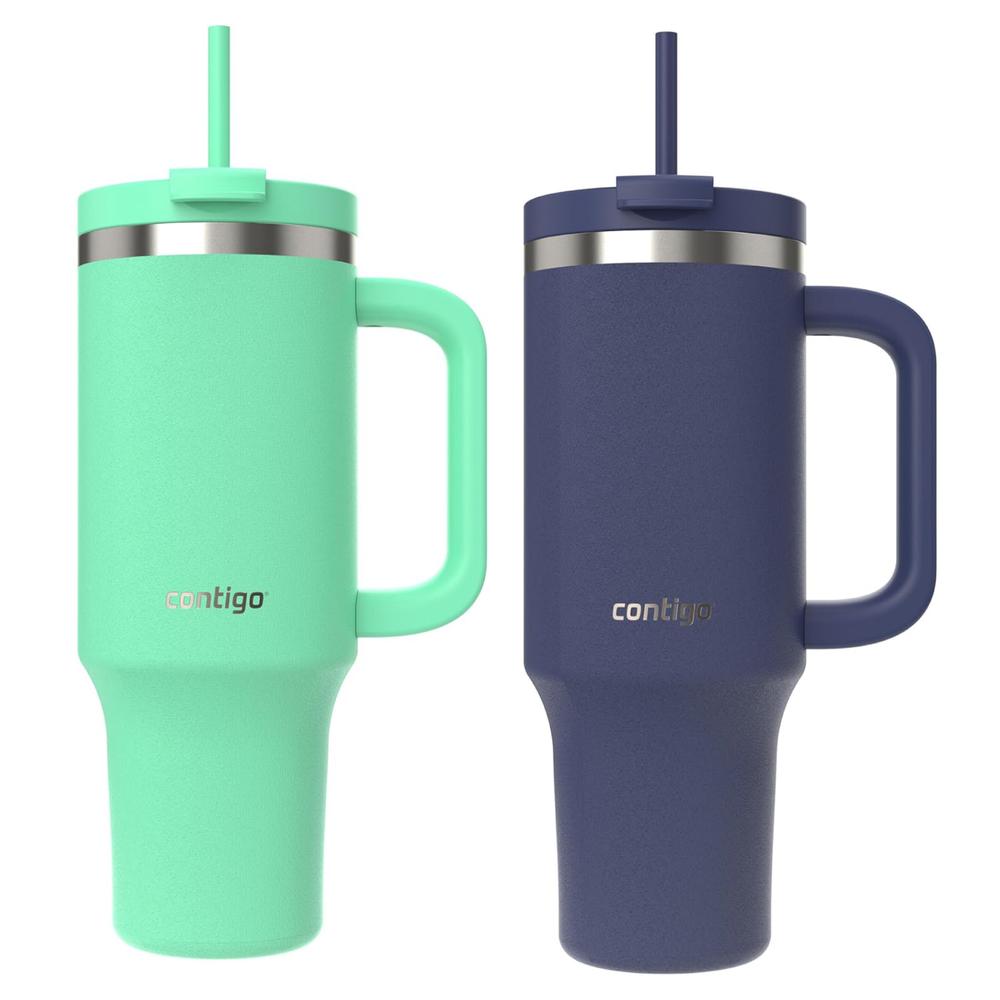 Termo Contigo Vaso Popote Caliente y Frio 1.18 l 2 Piezas