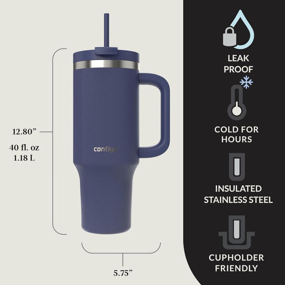 Foto 4 pulgar | Termo Contigo Vaso Popote Caliente y Frio 1.18 l 2 Piezas