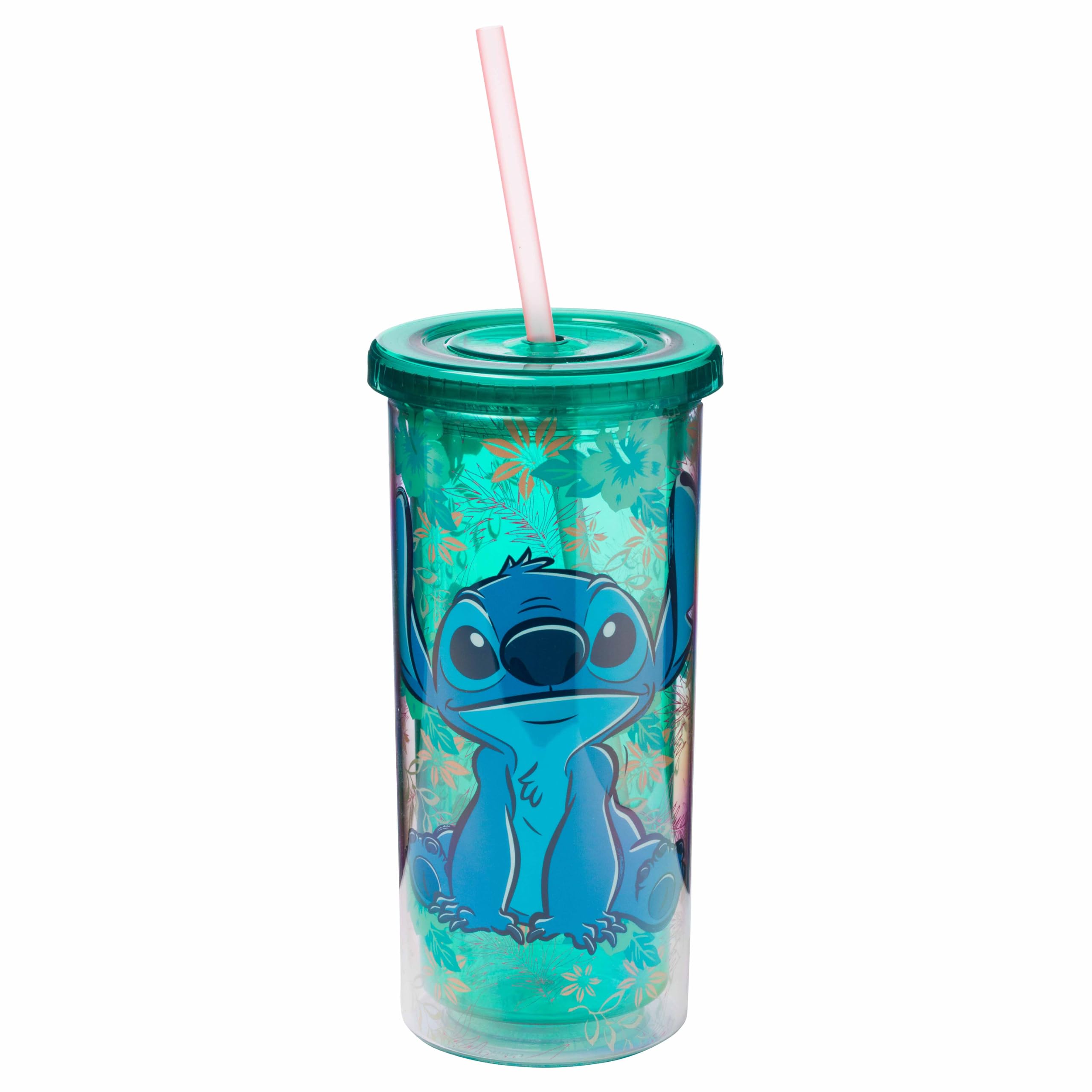 Foto 2 pulgar | Taza Fría Silver Buffalo Disney Lilo And Stitch 600 Ml - Venta Internacional