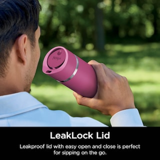 Foto 4 | Taza de Viaje Ninja Sip Perfect 473 Ml de Acero Inoxidable Rosa - Venta Internacional