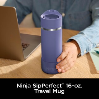 Foto 2 | Taza de Viaje Ninja Sip Perfect de Acero Inoxidable Morado 473 ml - Venta Internacional