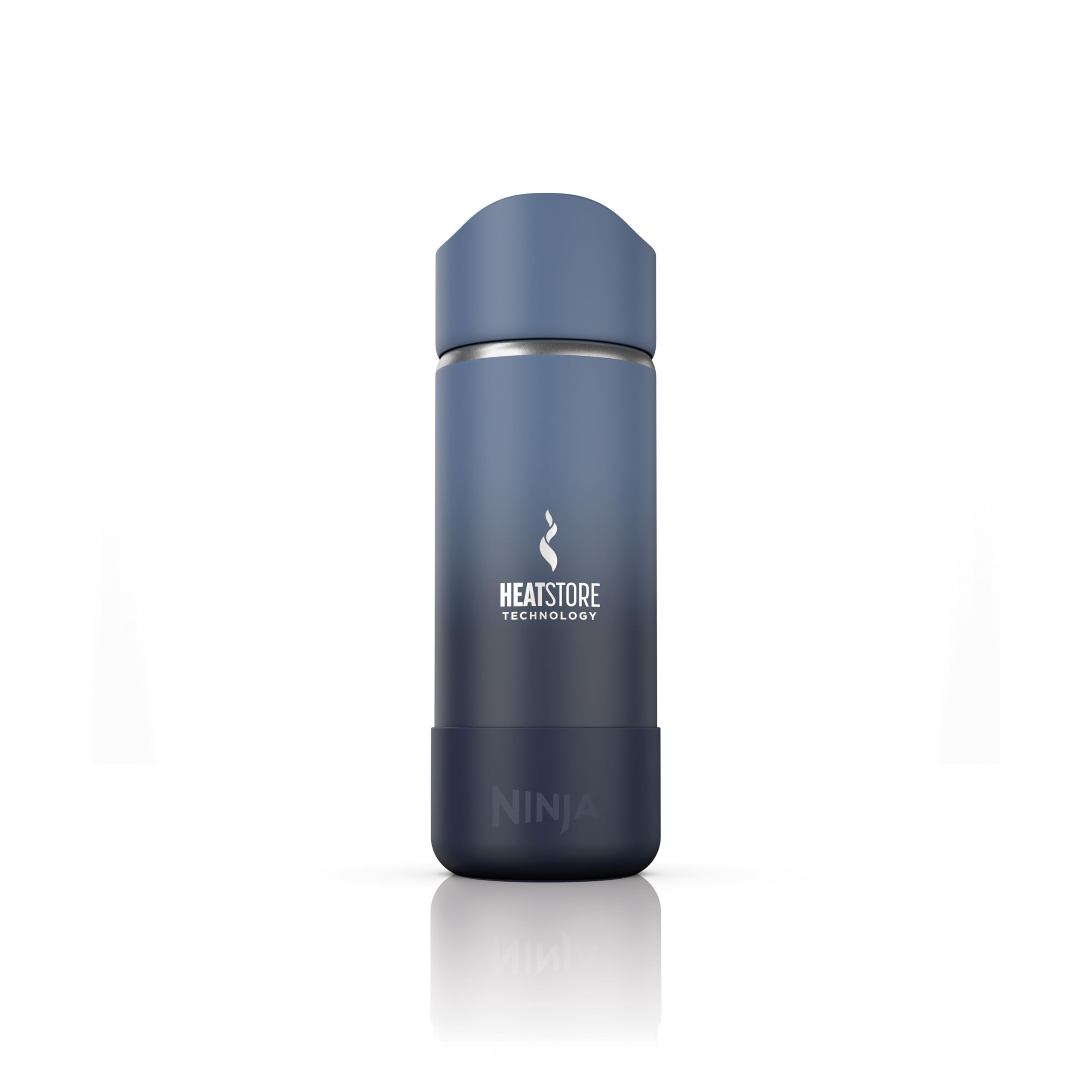 Taza de Viaje Ninja Sip Perfect de Acero Inoxidable Azul Marino 473 ml - Venta Internacional