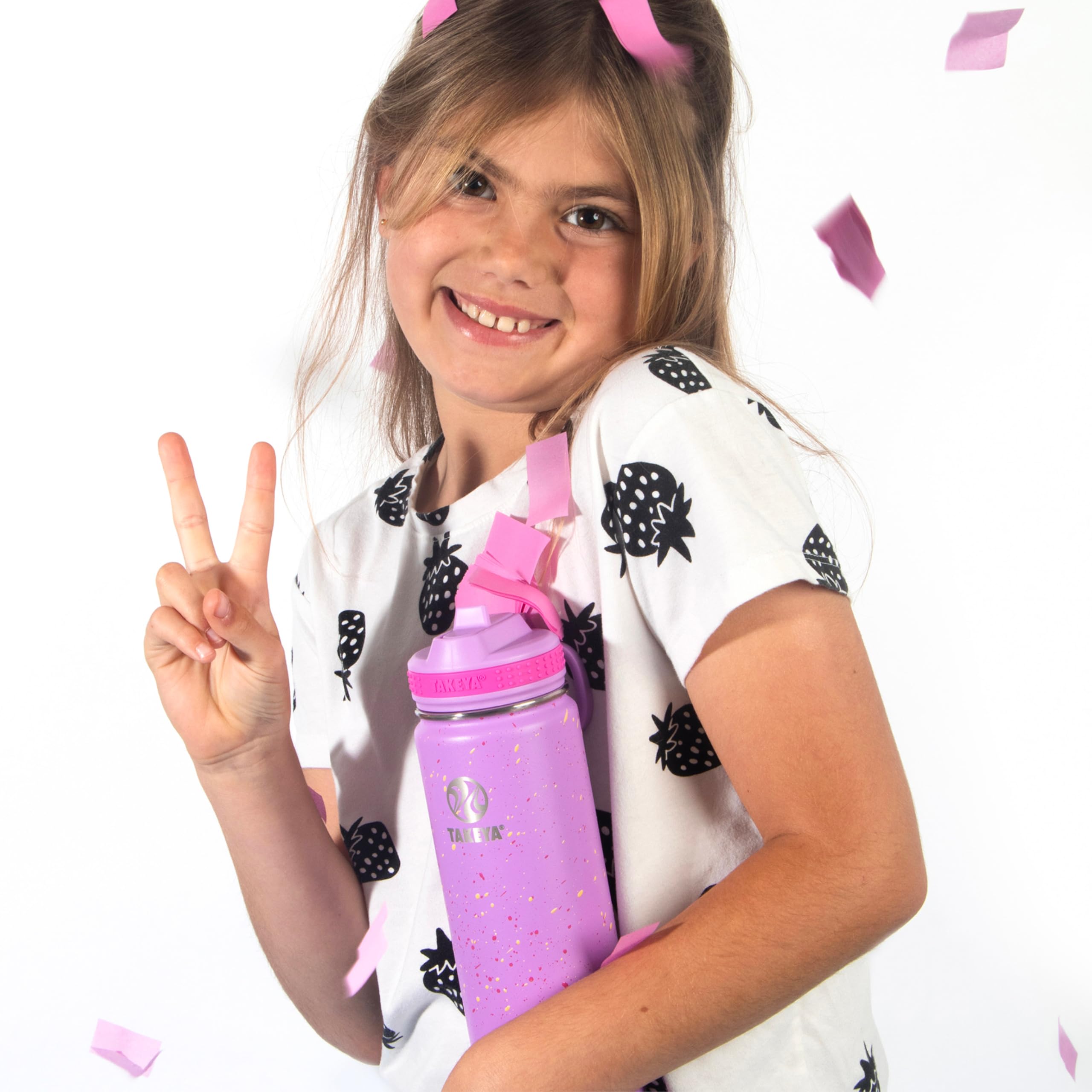 Foto 4 pulgar | Botella De Agua Takeya Actives Con Aislamiento Al Vacío De 650 Ml, Color Morado - Venta Internacional.