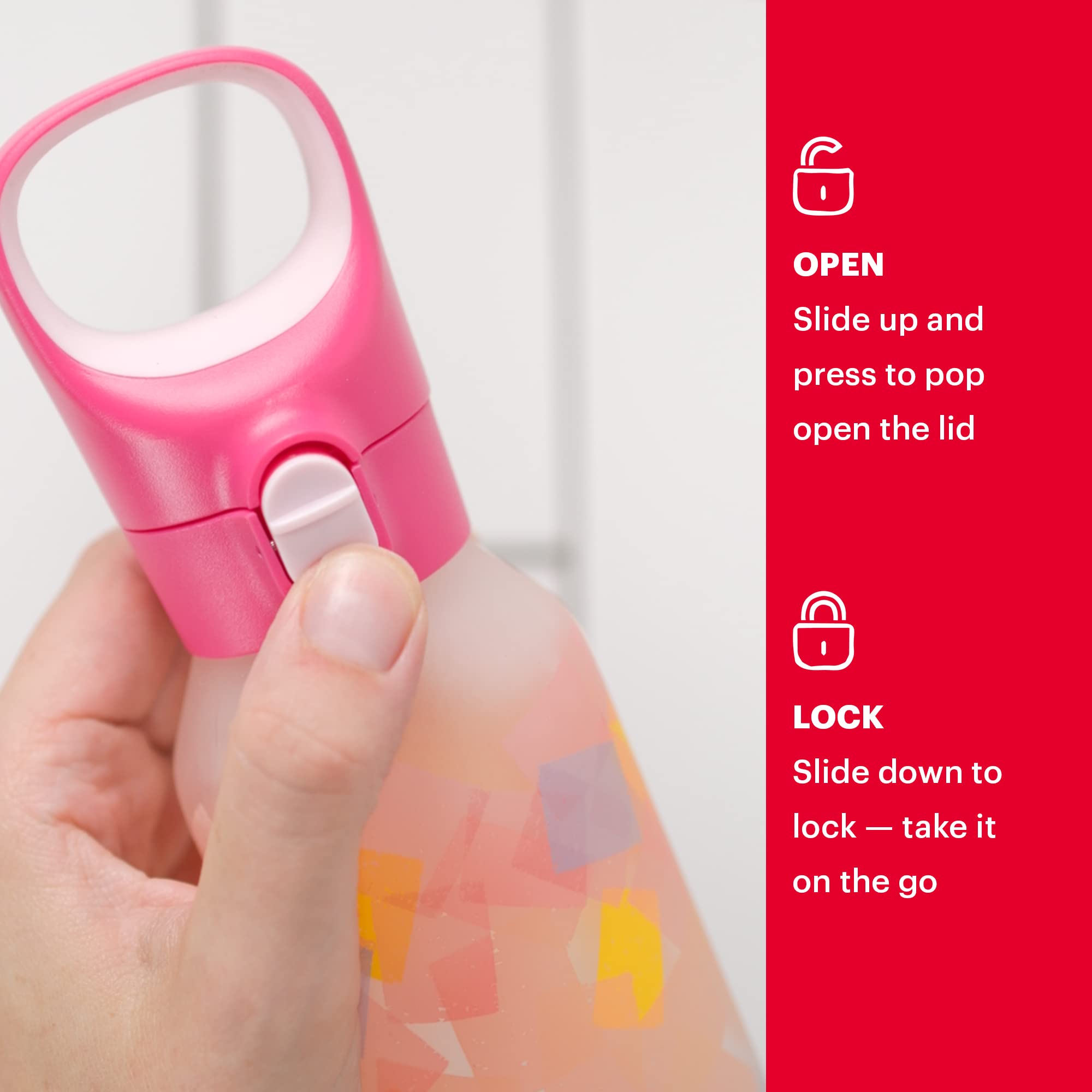 Foto 8 pulgar | Botella de Agua Pyrex que Cambia de Color con Revestimiento de Silicona 500 ml - Venta Internacional