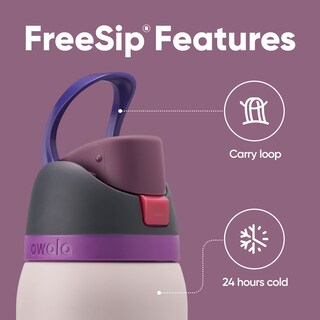 Foto 2 | Botella De Agua Owala Freesip De Acero Inoxidable Con Aislamiento, 1,2 L - Venta Internacional.