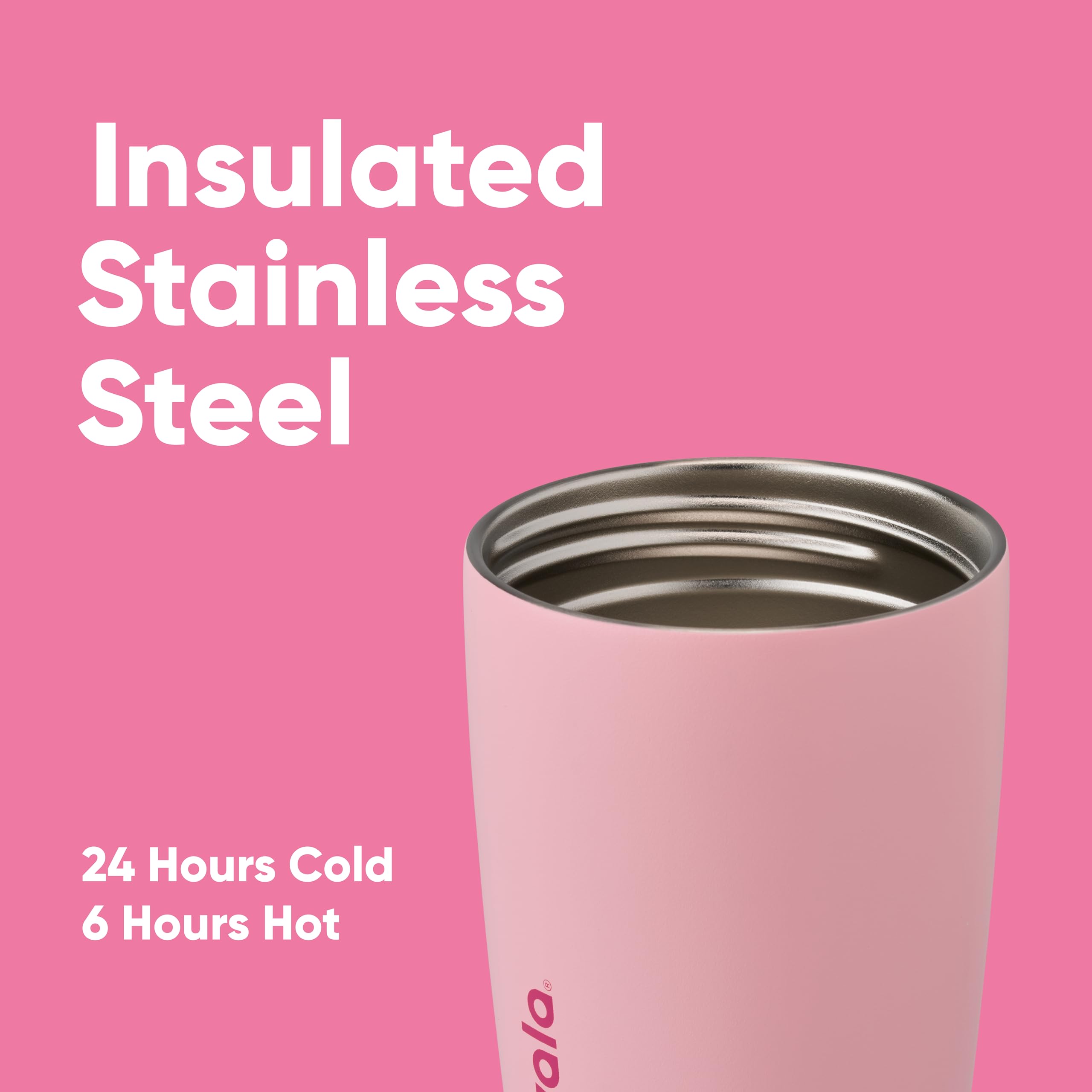 Foto 5 pulgar | Vaso De Café Owala Smoothsip Slider, Aislante, 350 Ml, Rosa - Venta Internacional.