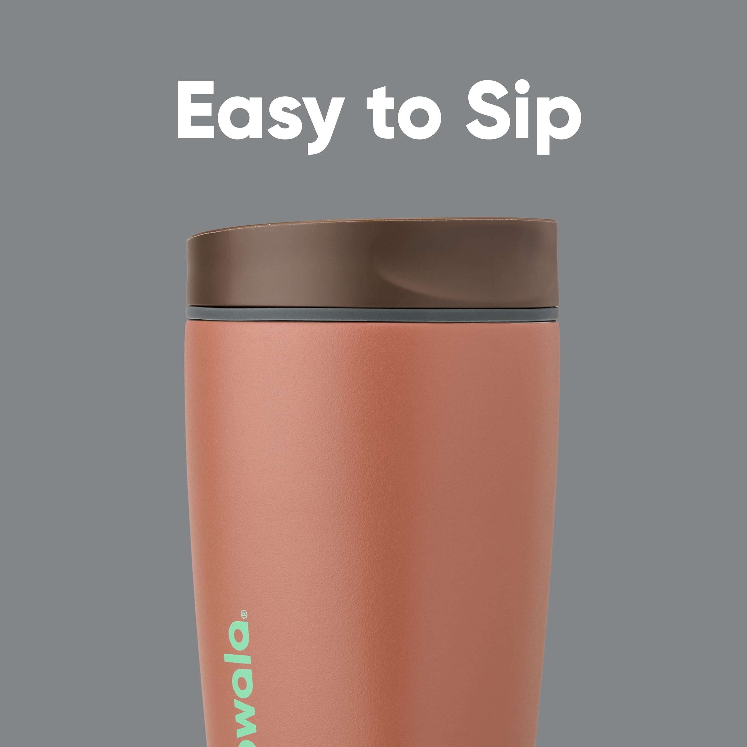 Foto 3 pulgar | Vaso De Café Owala Smoothsip Slider Con Aislamiento De 360 Ml, Color Gris - Venta Internacional.