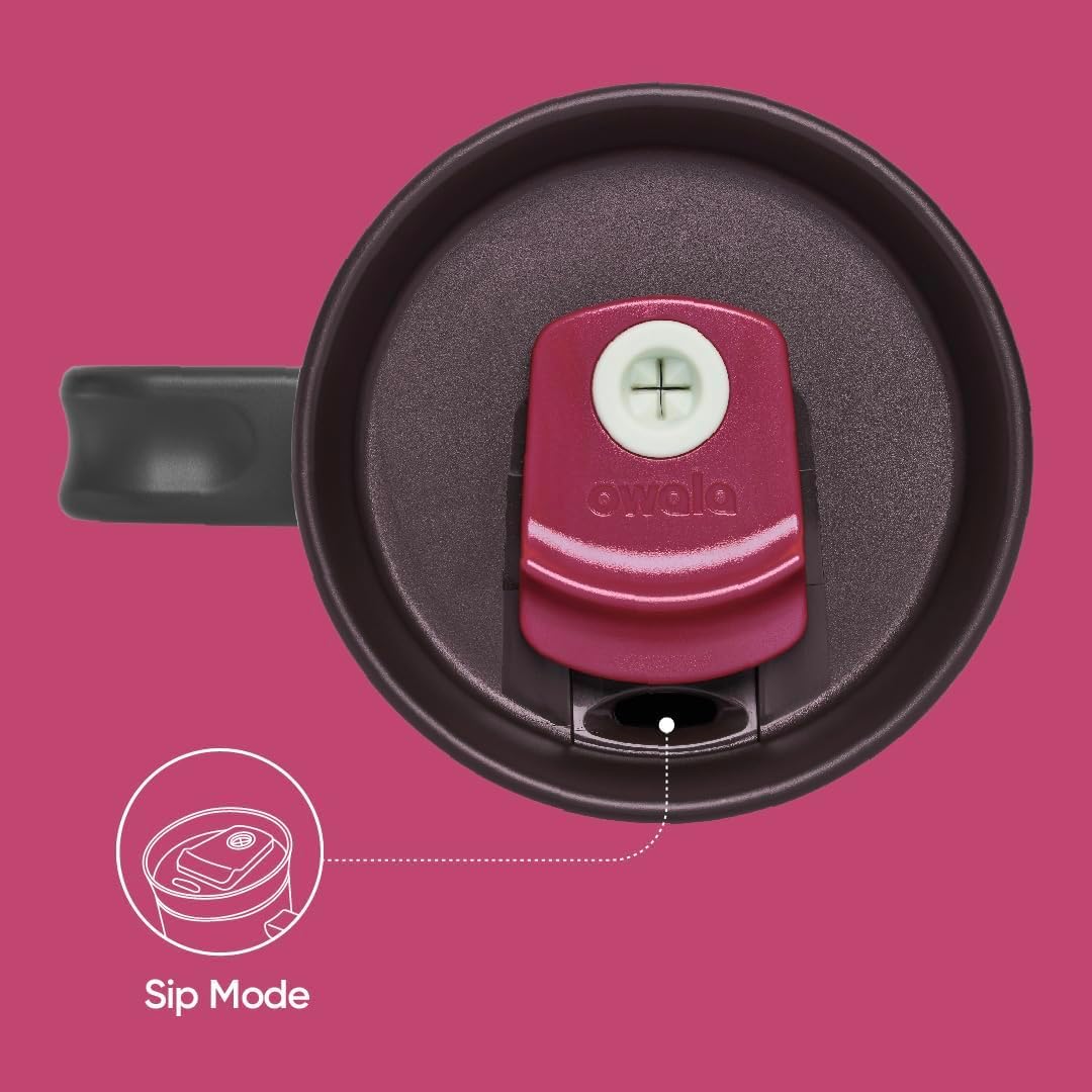 Foto 5 | Vaso De Viaje Owala De Acero Inoxidable De 1,2 Litros Con Tapa, Color Rosa Pajizo - Venta Internacional.
