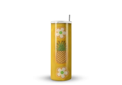 Foto 1 | Termo Skinny De Acero Popote 600ml Diseños Mod.e21