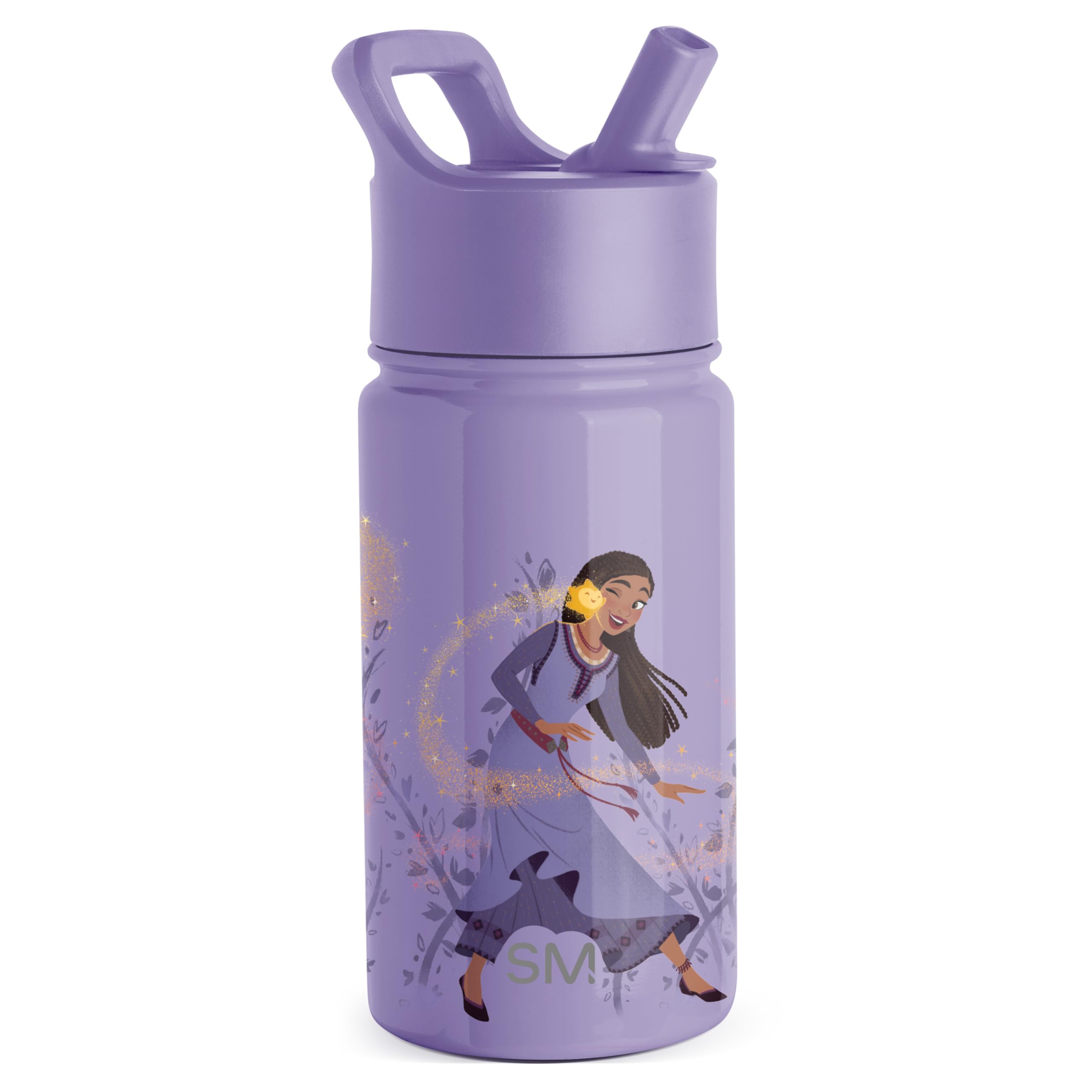 Foto 2 pulgar | Botella De Agua Simple Y Moderna Disney Wish Kids De Acero Inoxidable De 400 Ml - Venta Internacional.
