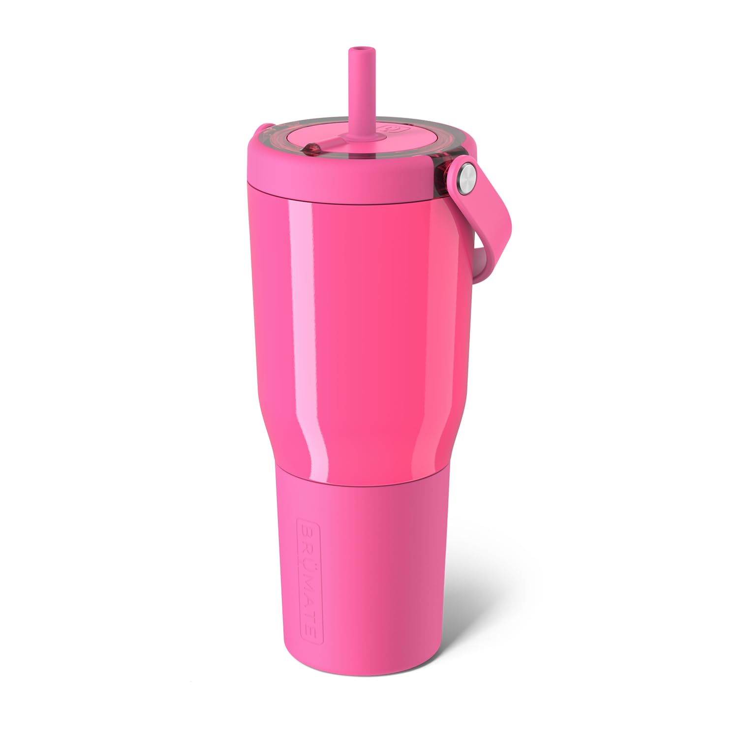 Vaso De Viaje Brümate Resa De 1 Litro, 100% A Prueba De Fugas, Con Asa Y Pajita - Venta Internacional.