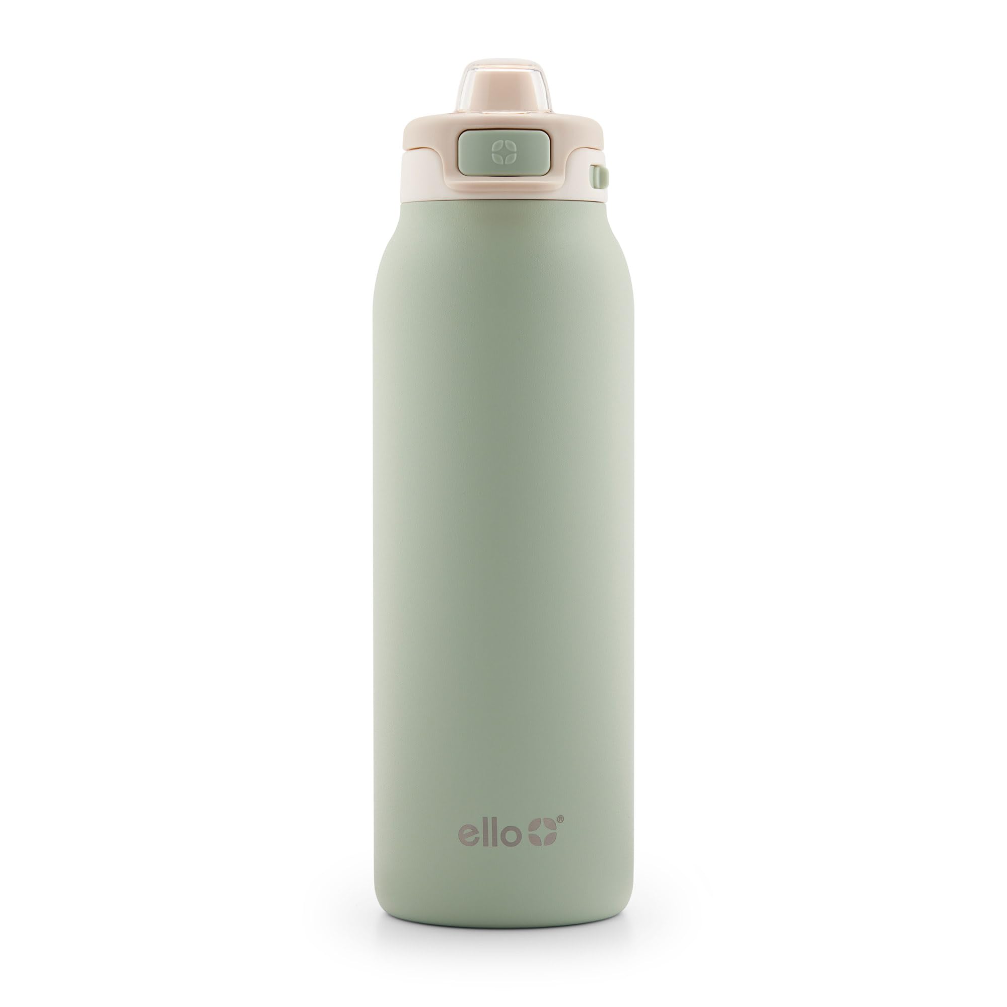 Botella De Agua Ello Pop & Fill De Acero Inoxidable, 946 Ml, Color Pistacho - Venta Internacional.