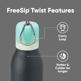 Foto 2 | Botella De Agua Owala Freesip Twist Insulated 500 Ml Azul/gris - Venta Internacional.