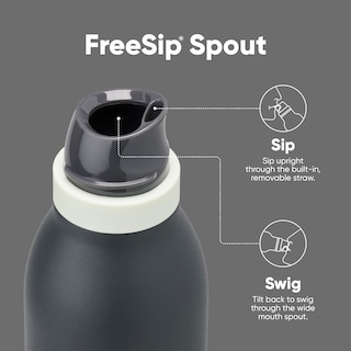 Foto 4 | Botella De Agua Owala Freesip Twist Insulated 500 Ml Azul/gris - Venta Internacional.