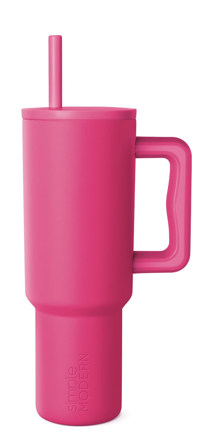 Vaso Simple Modern Trek Signature De 1,2 L Con Asa Y Pajita - Venta Internacional.